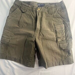 5.11 Tactical Green Cargo Shorts for Men